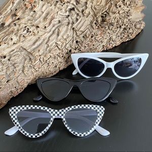 Retro Cat Eye Sunglasses Bundle (Set of 3)